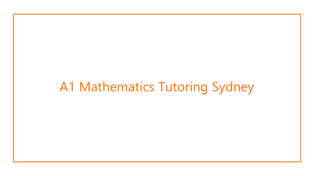 a1-mathematics-tutoring-sydney-logo