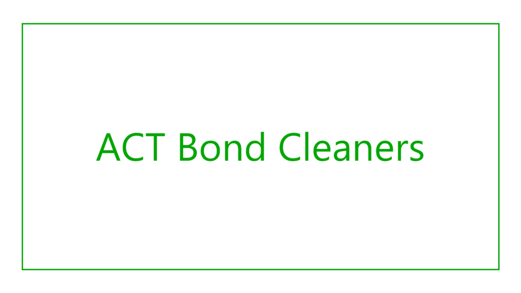 act-bond-cleaners