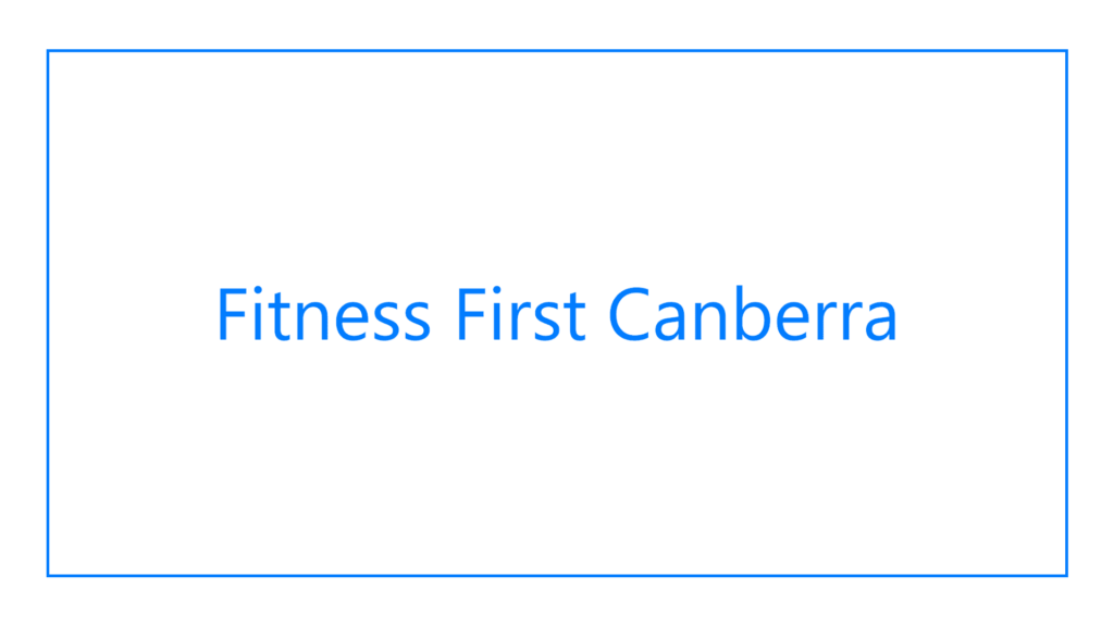 fitness-first-canberra