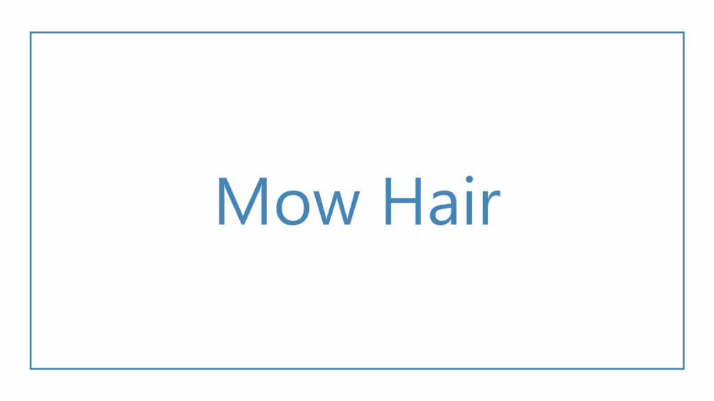 mow-hair