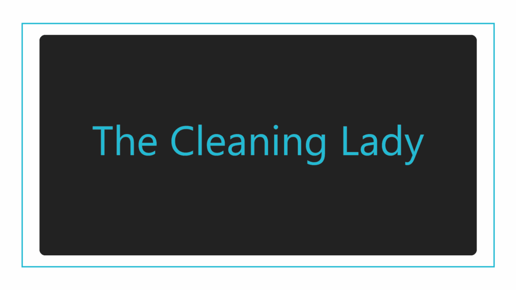 the-cleaning-lady